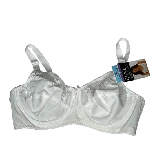 New Bali unlined white mesh lace bra 34C - Picture 1 of 8